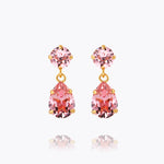Caroline Svedbom - Mini Drop Earrings Light Rose Gold