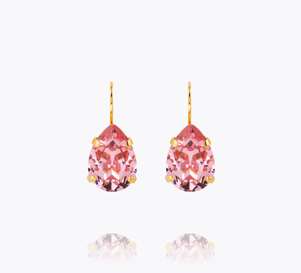 Caroline Svedbom - Mini Drop Clasp Earrings Light Rose Gold