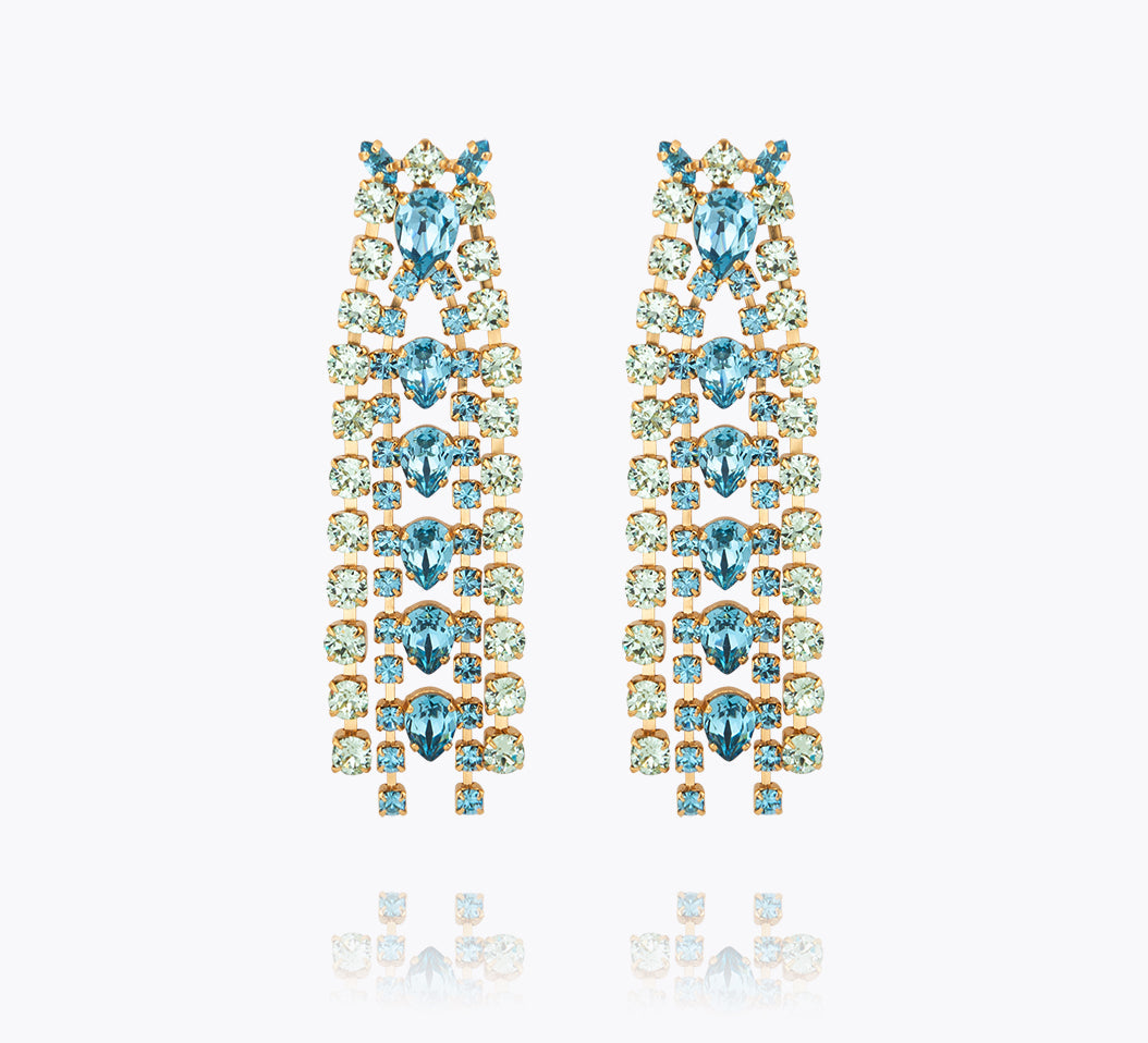 Caroline Svedbom - Mini Penelope Earrings Sea Breeze Combo Gold