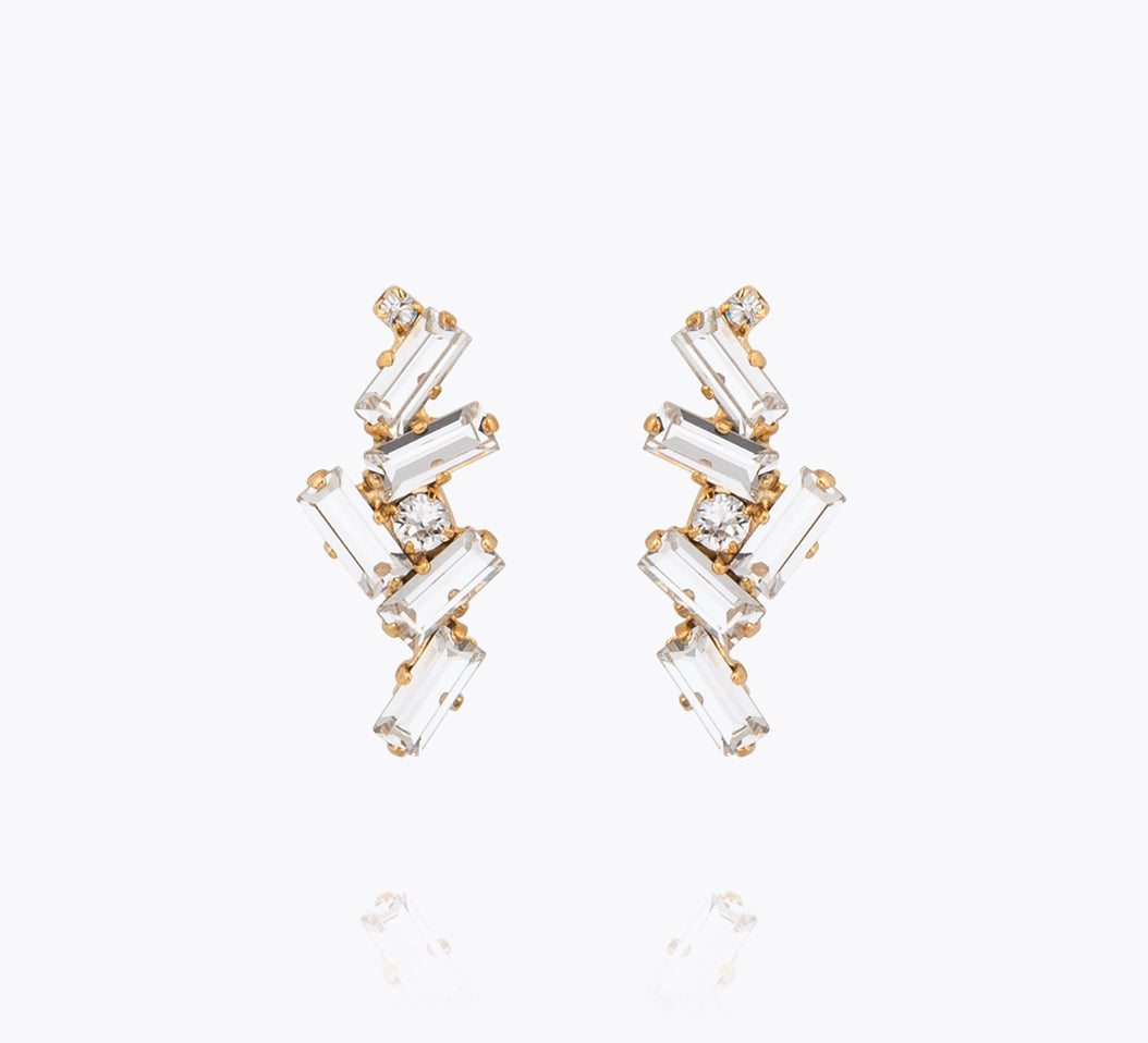 Caroline Svedbom - Nina Earrings Crystal Gold