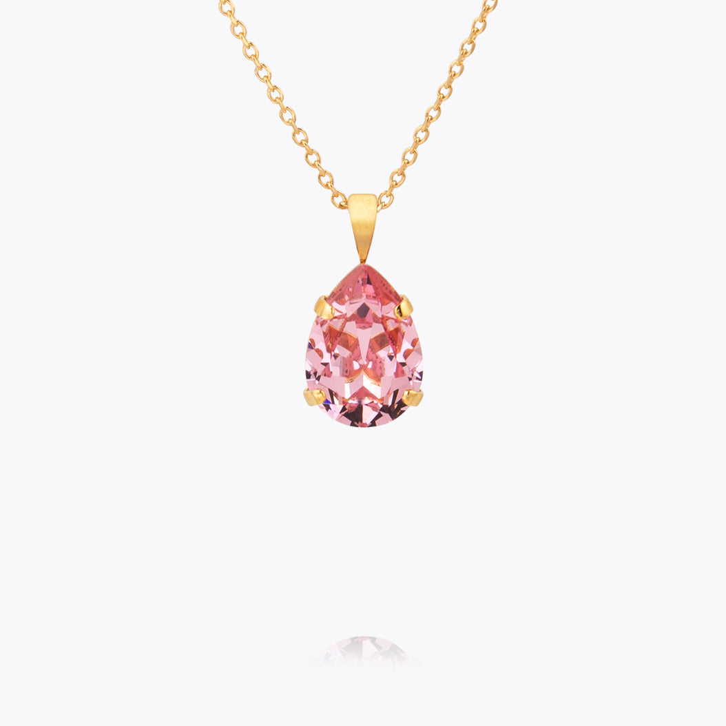 Caroline Svedbom - Mini Drop Necklace Light Rose Gold