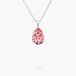 Caroline Svedbom - Mini Drop Necklace Light Rose Rhodium