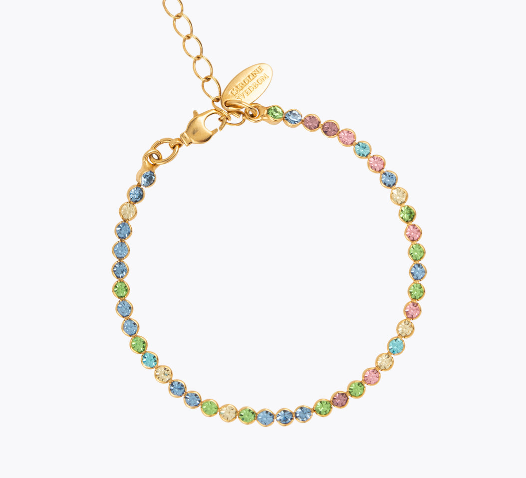 Caroline Svedbom - Siri Bracelet Pastel Combo Gold