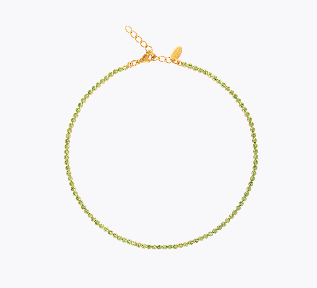 Caroline Svedbom - Siri Necklace Peridot Gold
