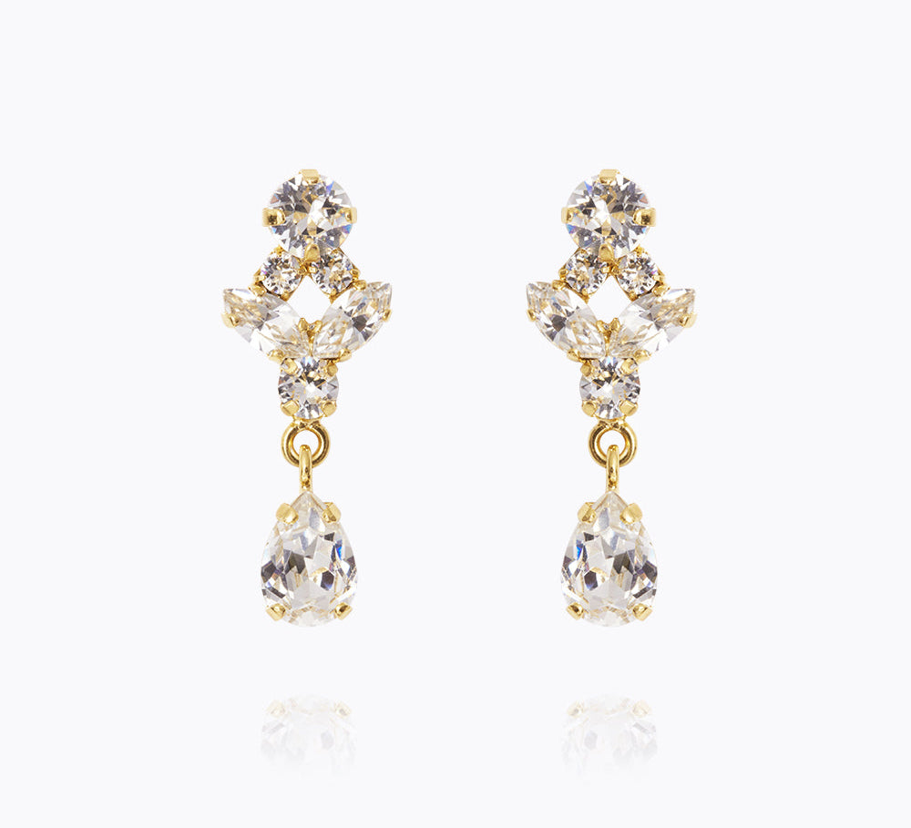 Caroline Svedbom - Like Lovers Do Earrings Crystal Gold