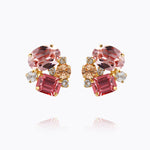 Caroline Svedbom - Mini Carolina Earrings Pink Combo Gold