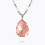 Caroline Svedbom - Classic Drop Necklace Flamingo Ignite Rhodium