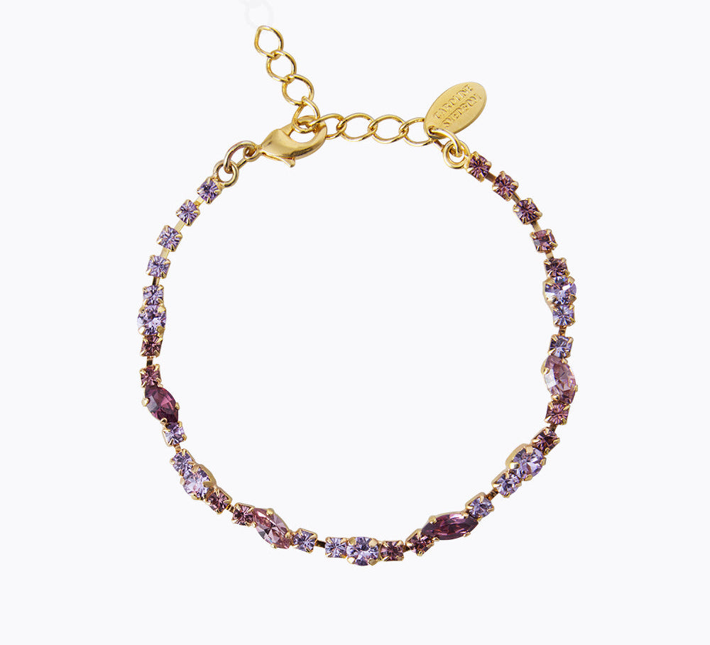 Caroline Svedbom - Antonia Bracelet Violet Combo Gold