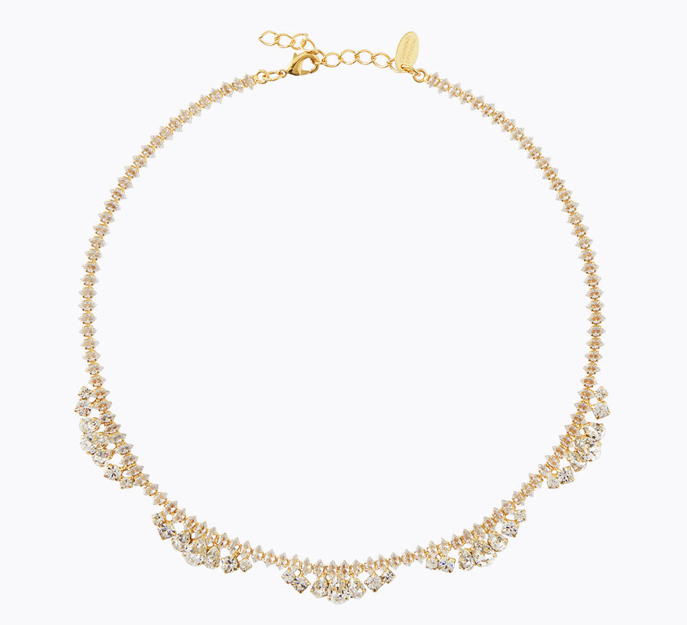 Caroline Svedbom - I Choose You Necklace Crystal Gold