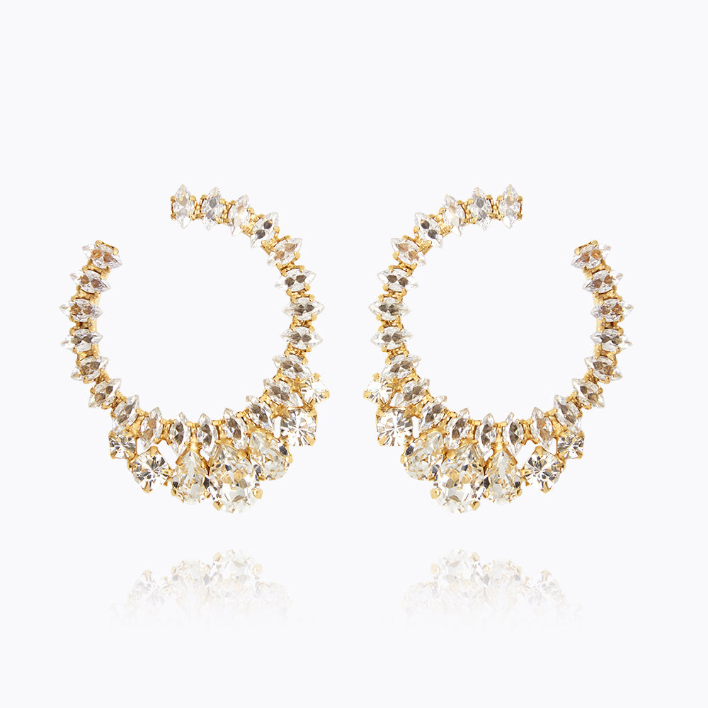 Caroline Svedbom - I Choose You Earrings Crystal Gold