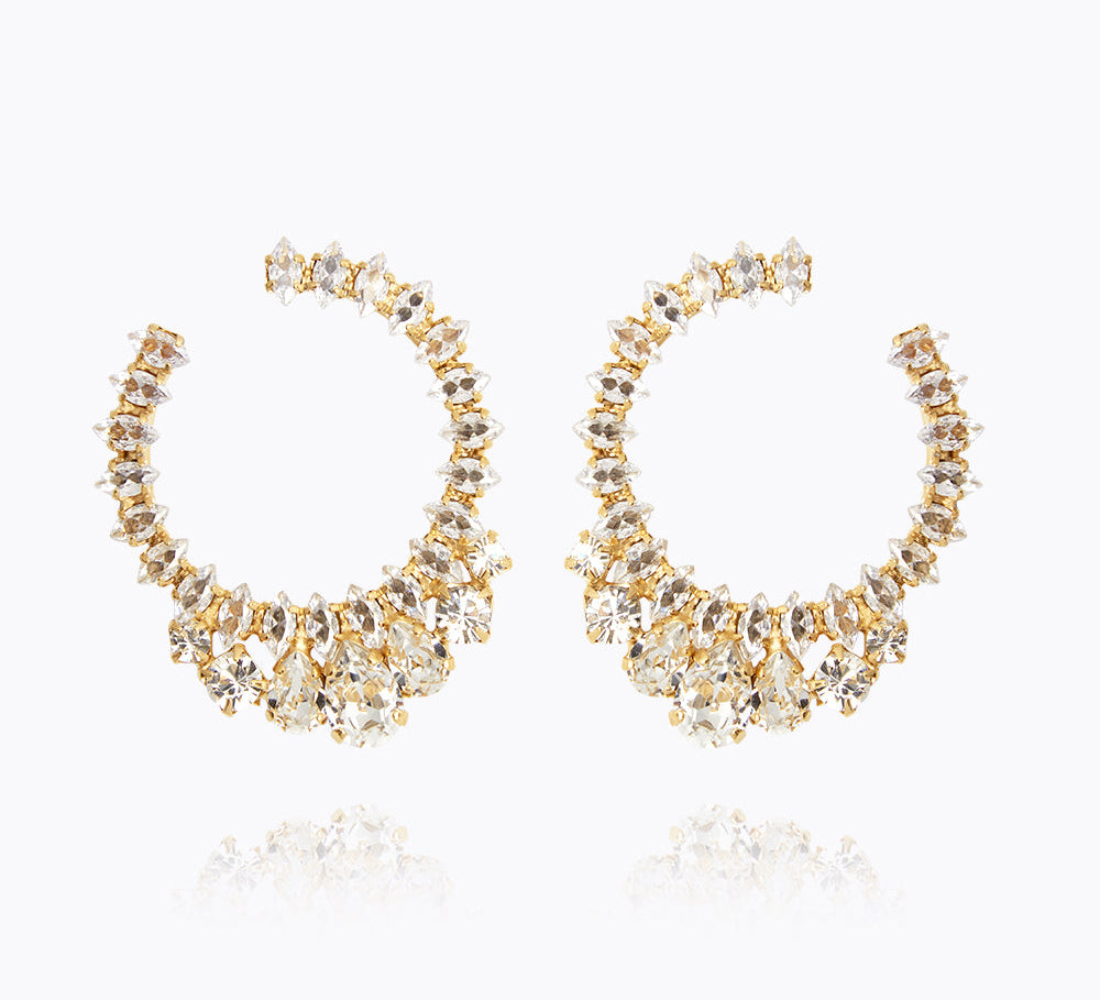 Caroline Svedbom - I Choose You Earrings Crystal Gold