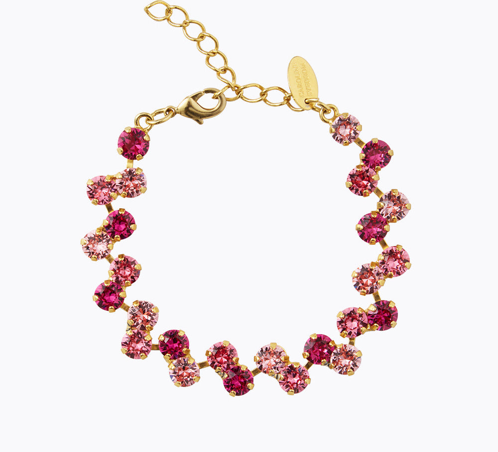 Caroline Svedbom - Fiona Bracelet Rose Combo Gold