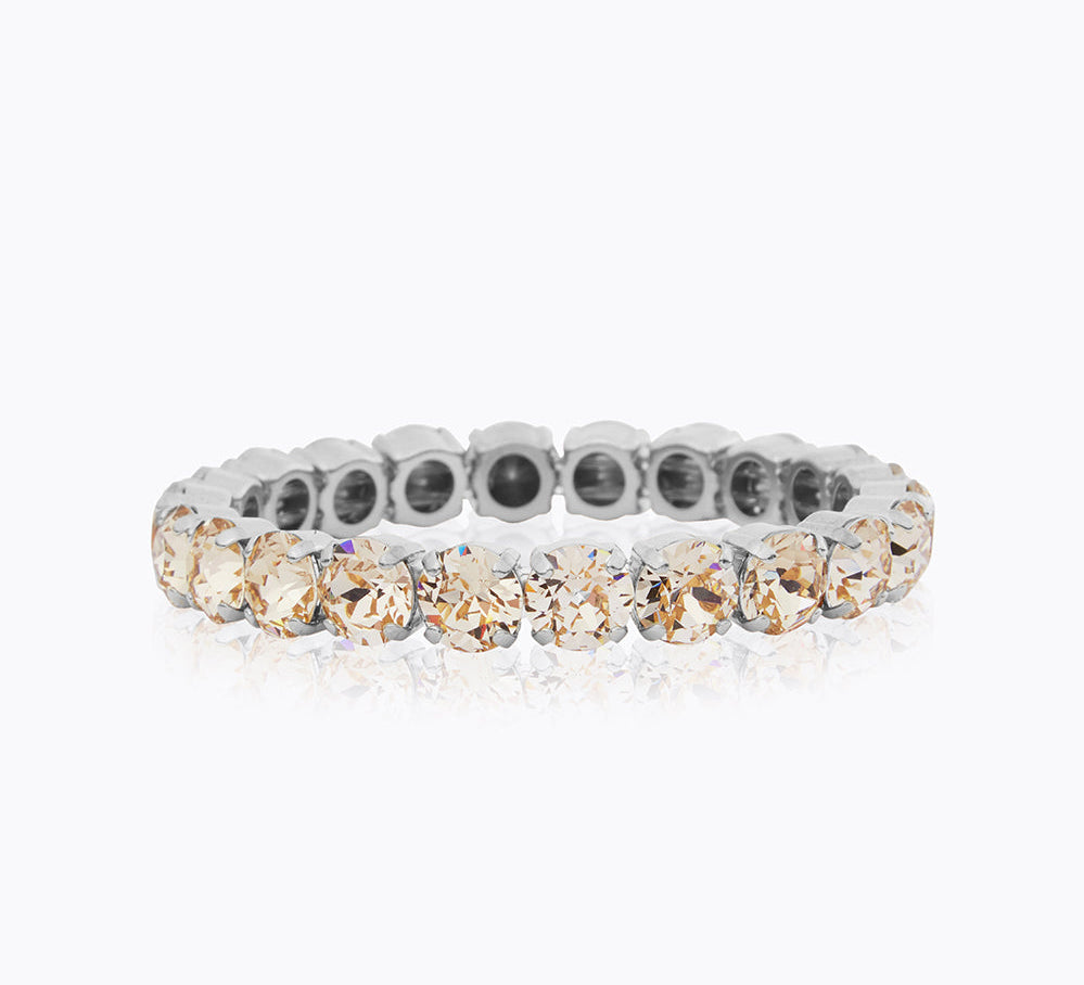 Caroline Svedbom - Gia Stud Bracelet Light Silk Rhodium