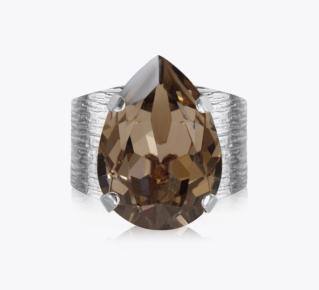 Classic Drop Ring / Greige