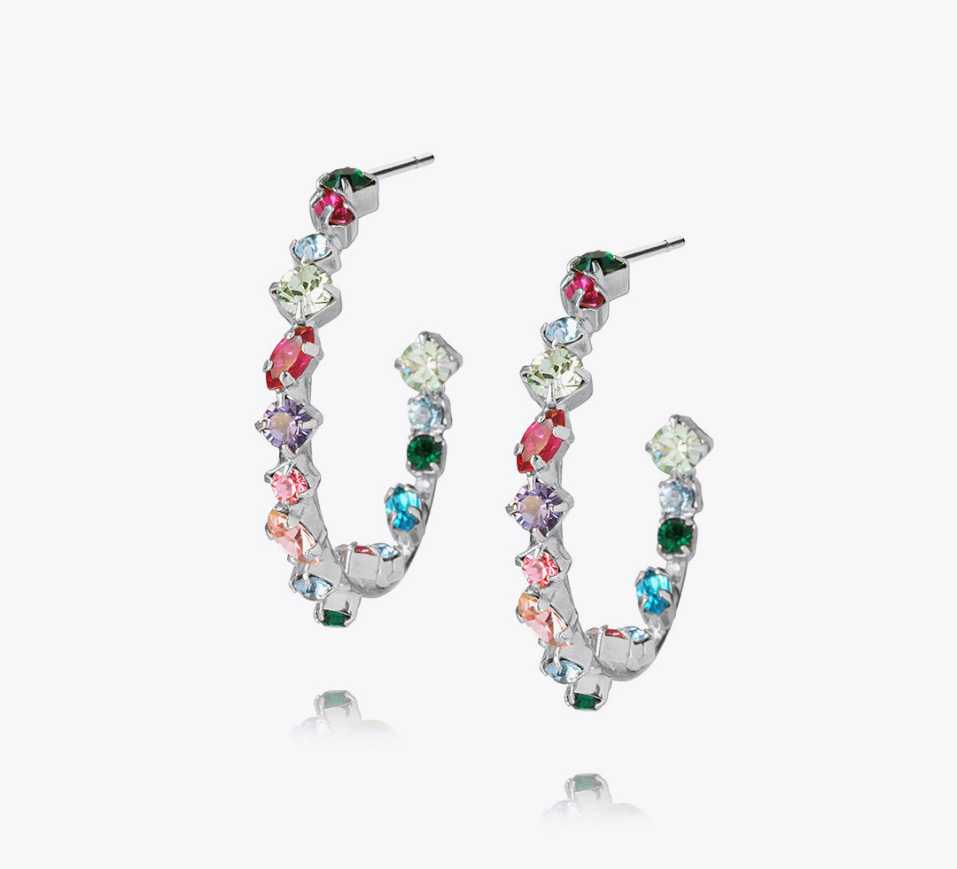 Antonia Loop Earrings / Pomelo Combo