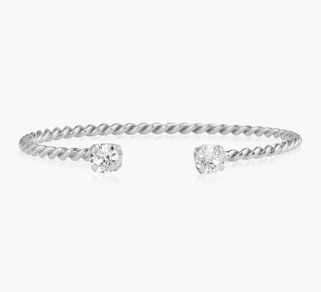 Mini Twisted Bracelet / Crystal
