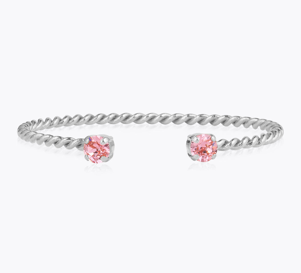 Mini Twisted Bracelet / Light Rose