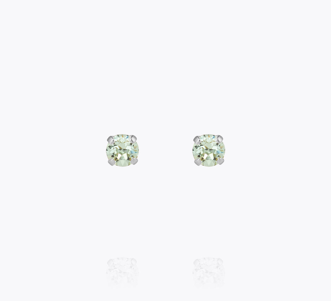 Mini Stud Earrings / Chrysolite