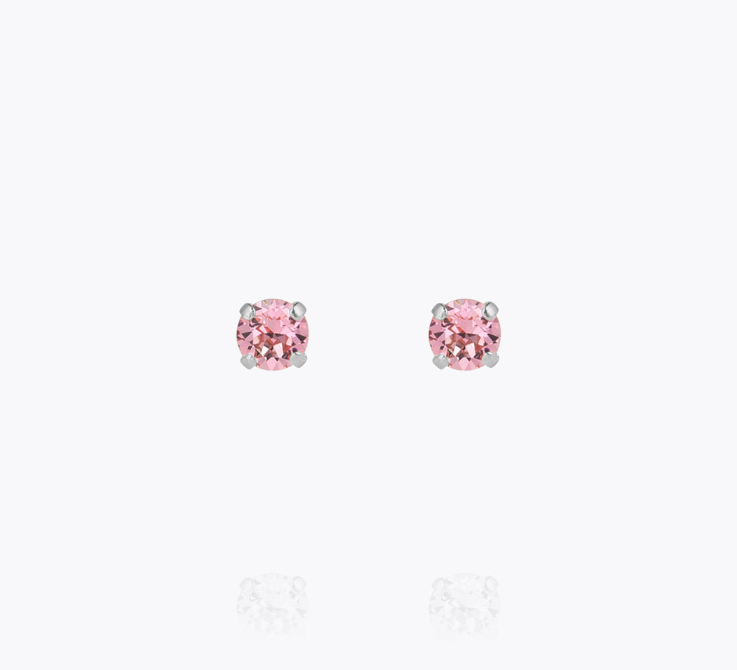 Mini Stud Earrings / Light Rose