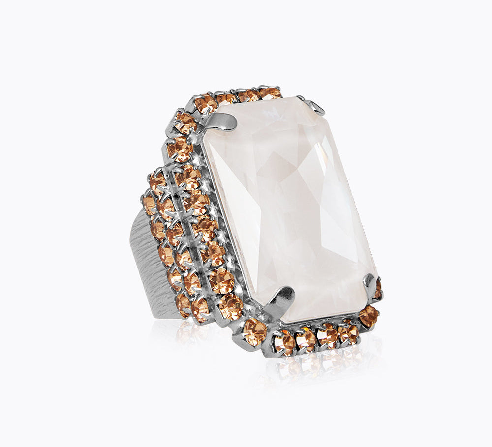 Alexa Ring / Electric White Combo