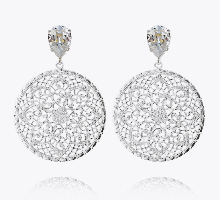 Alexandra Earrings / Crystal