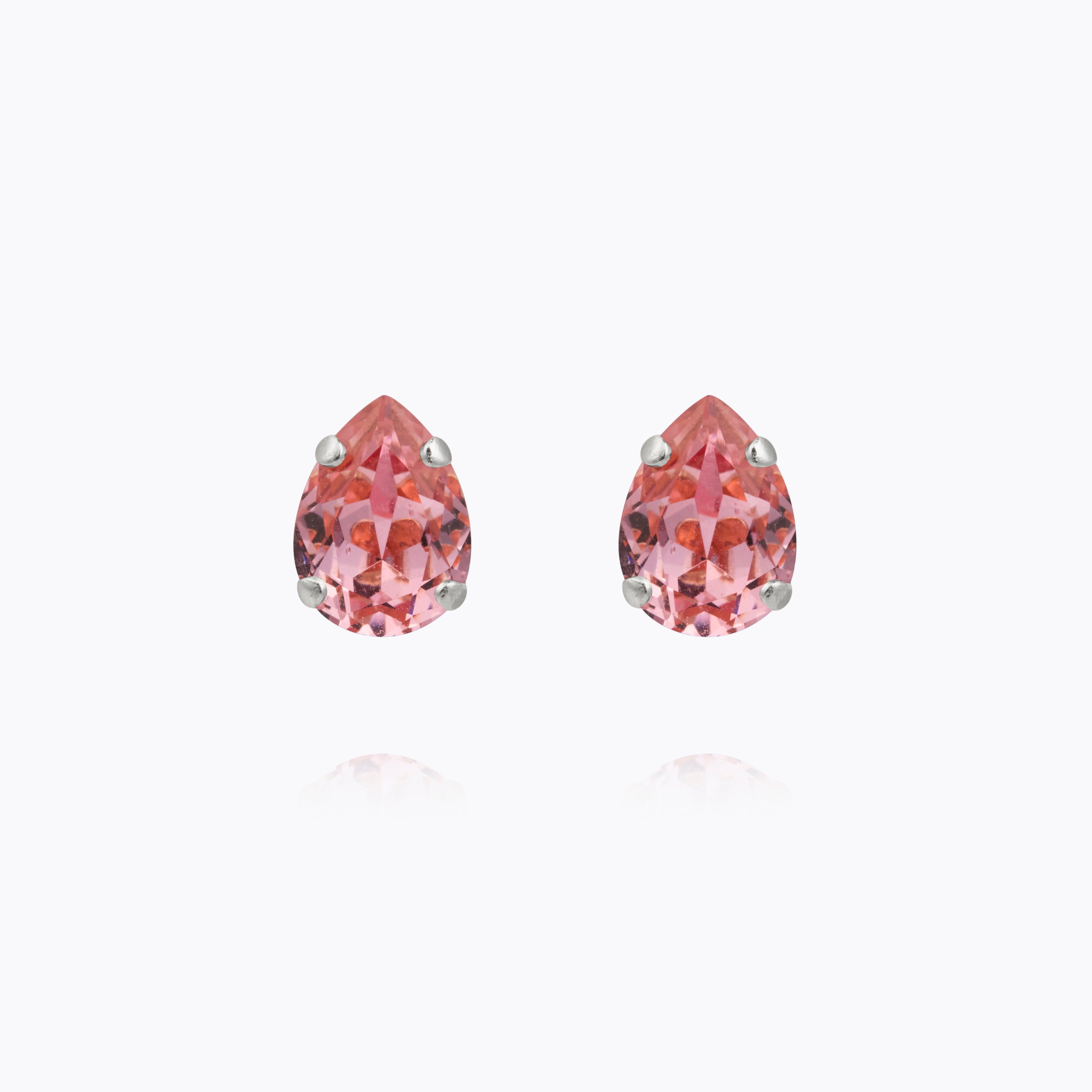 Caroline Svedbom - Amelia Stud Earrings Light Rose Rhodium