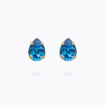 Caroline Svedbom - Amelia Stud Earrings Recreated Iceblue Gold