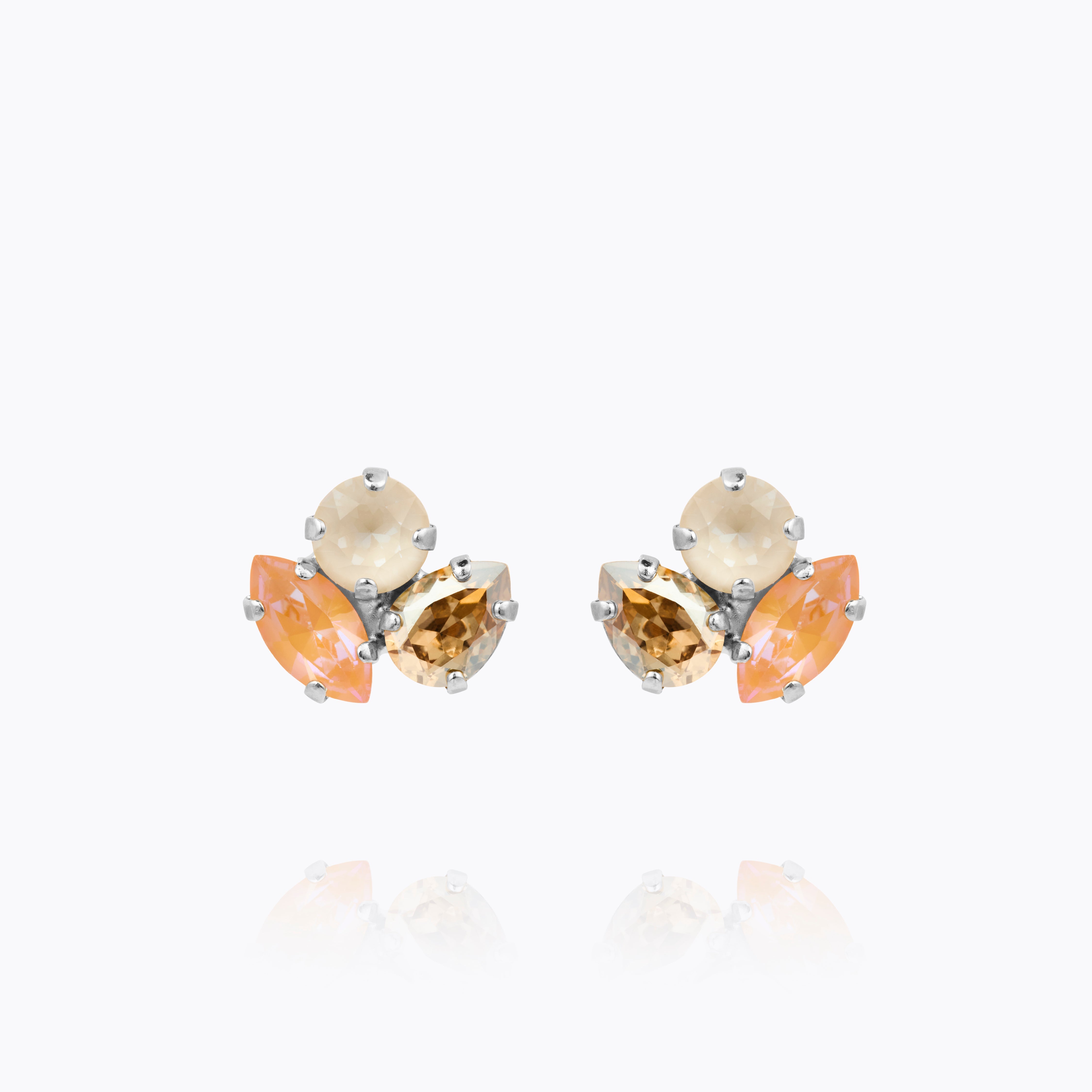 Caroline Svedbom - Ana Earrings Mango Combo Rhodium