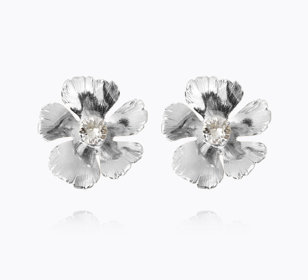 Anemone Earrings / Crystal