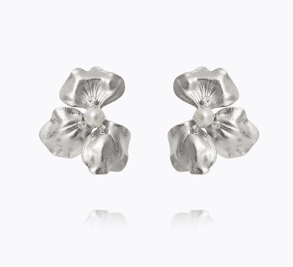 Caroline Svedbom - Gaura Earrings Pearl Rhodium