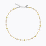 Caroline Svedbom - Calanthe Necklace Dark Jonquil Combo Rhodium
