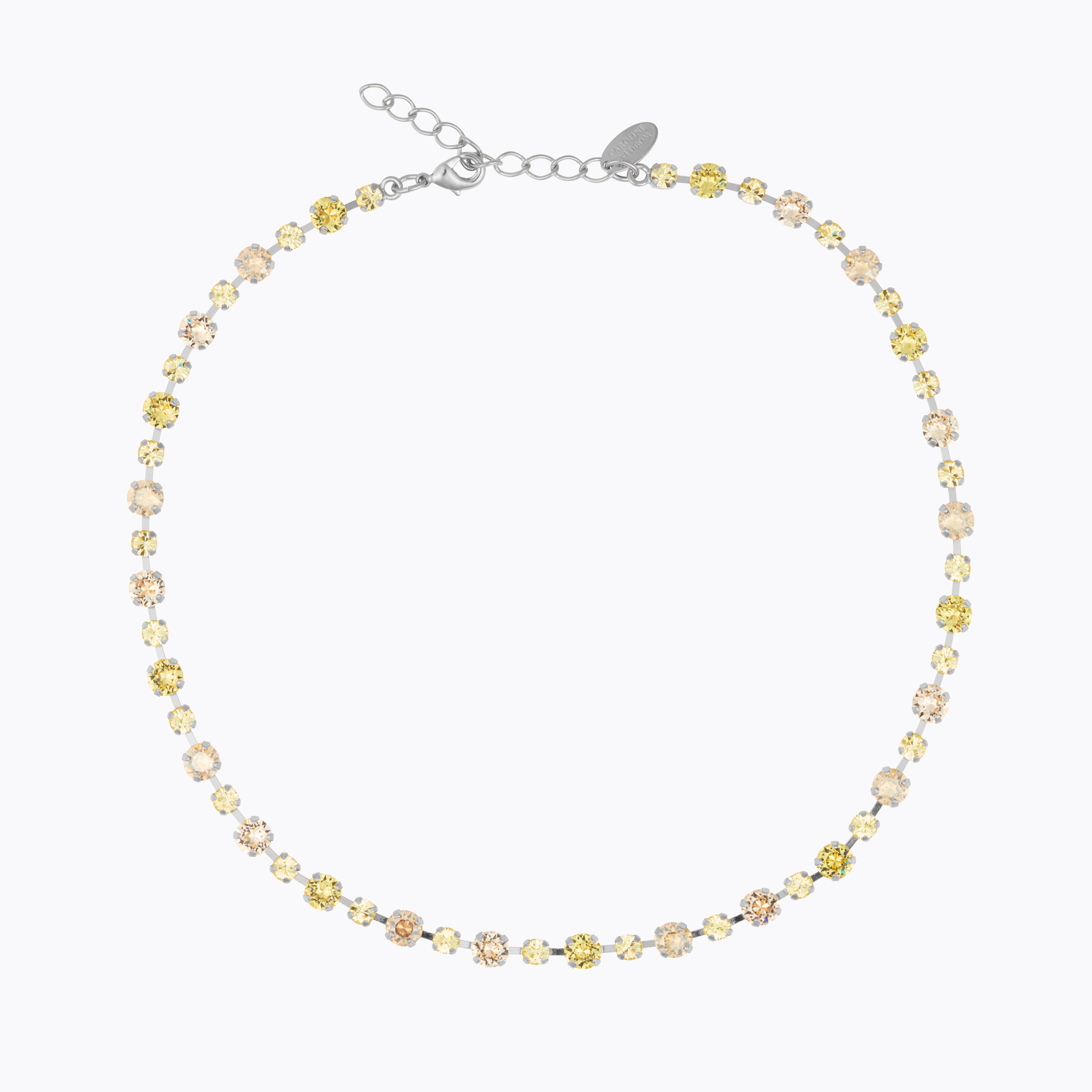 Caroline Svedbom - Calanthe Necklace Dark Jonquil Combo Rhodium