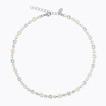 Caroline Svedbom - Calanthe Necklace Azore Combo Rhodium