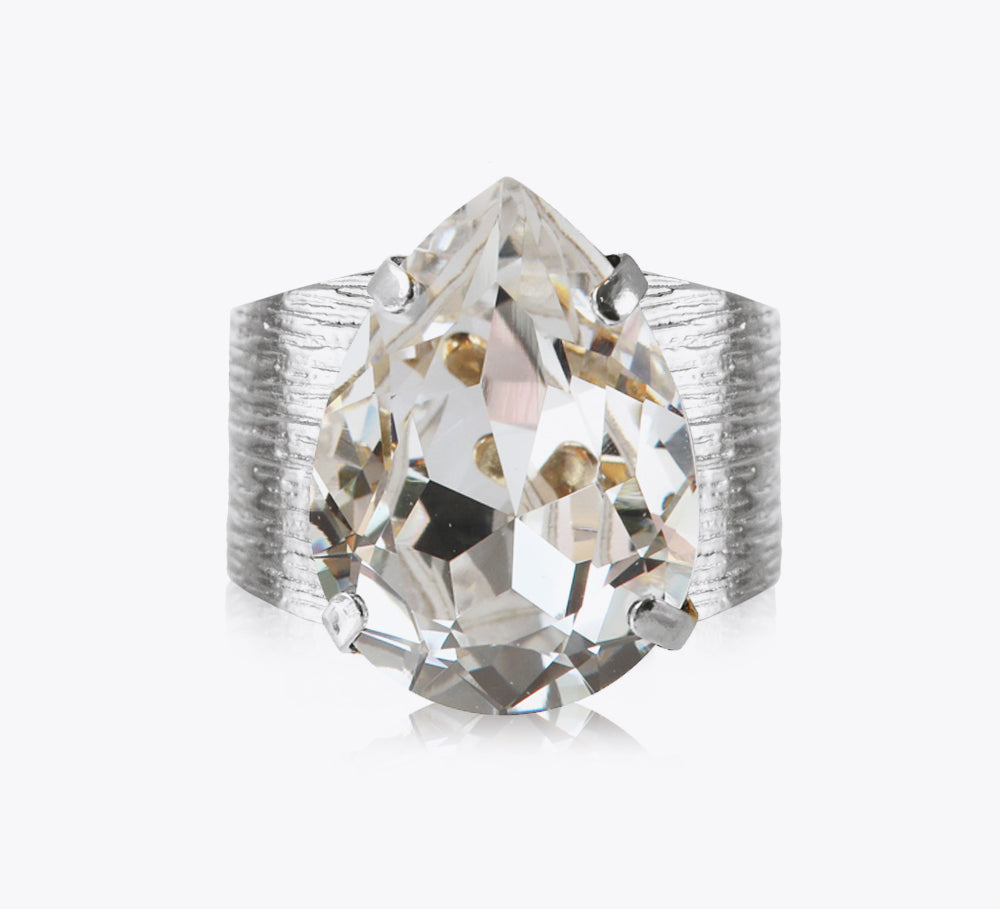 Classic Drop Ring / Crystal