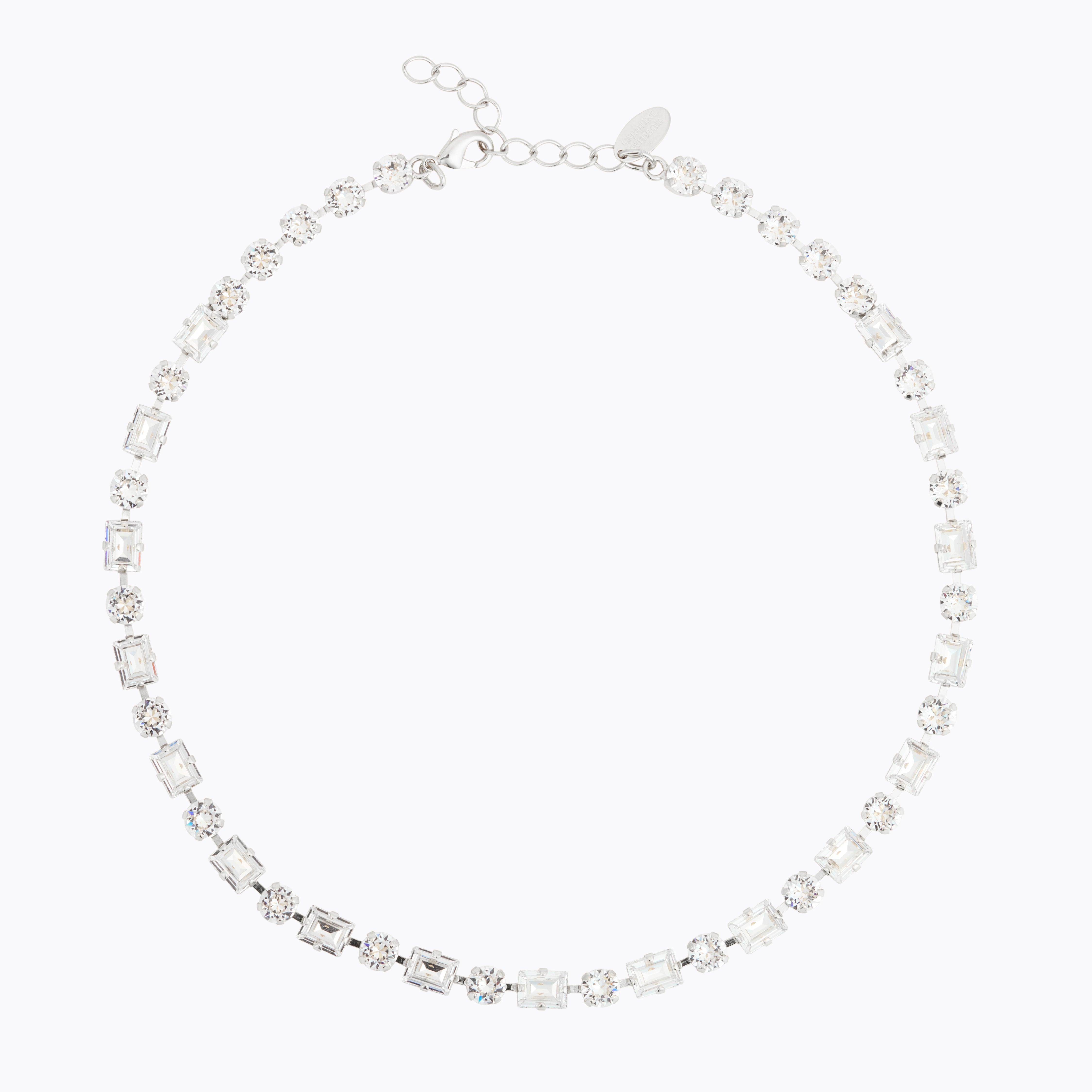 Caroline Svedbom - Diora Statement Necklace Crystal Rhodium