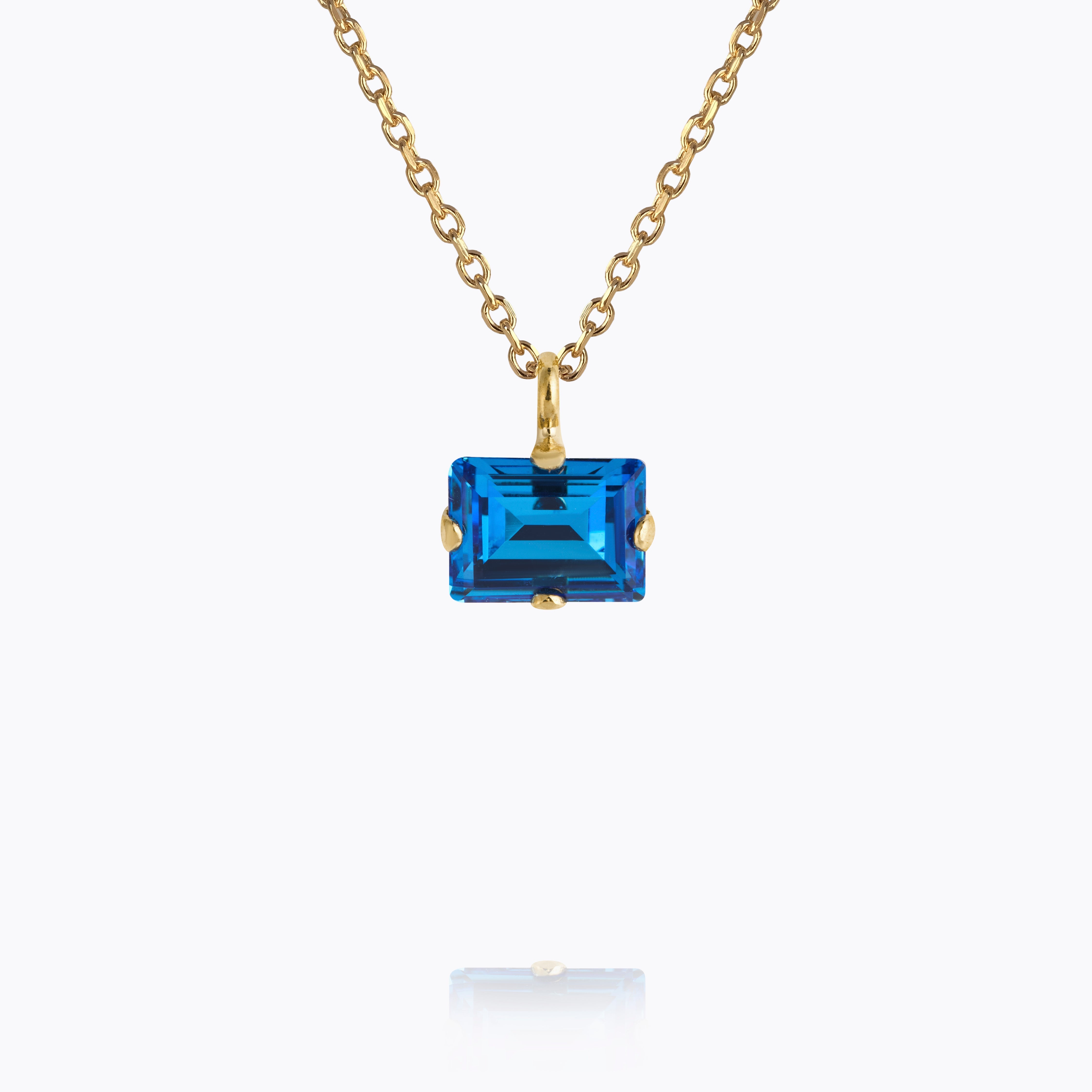 Caroline Svedbom - Diora Stud Necklace Recreated Iceblue Gold