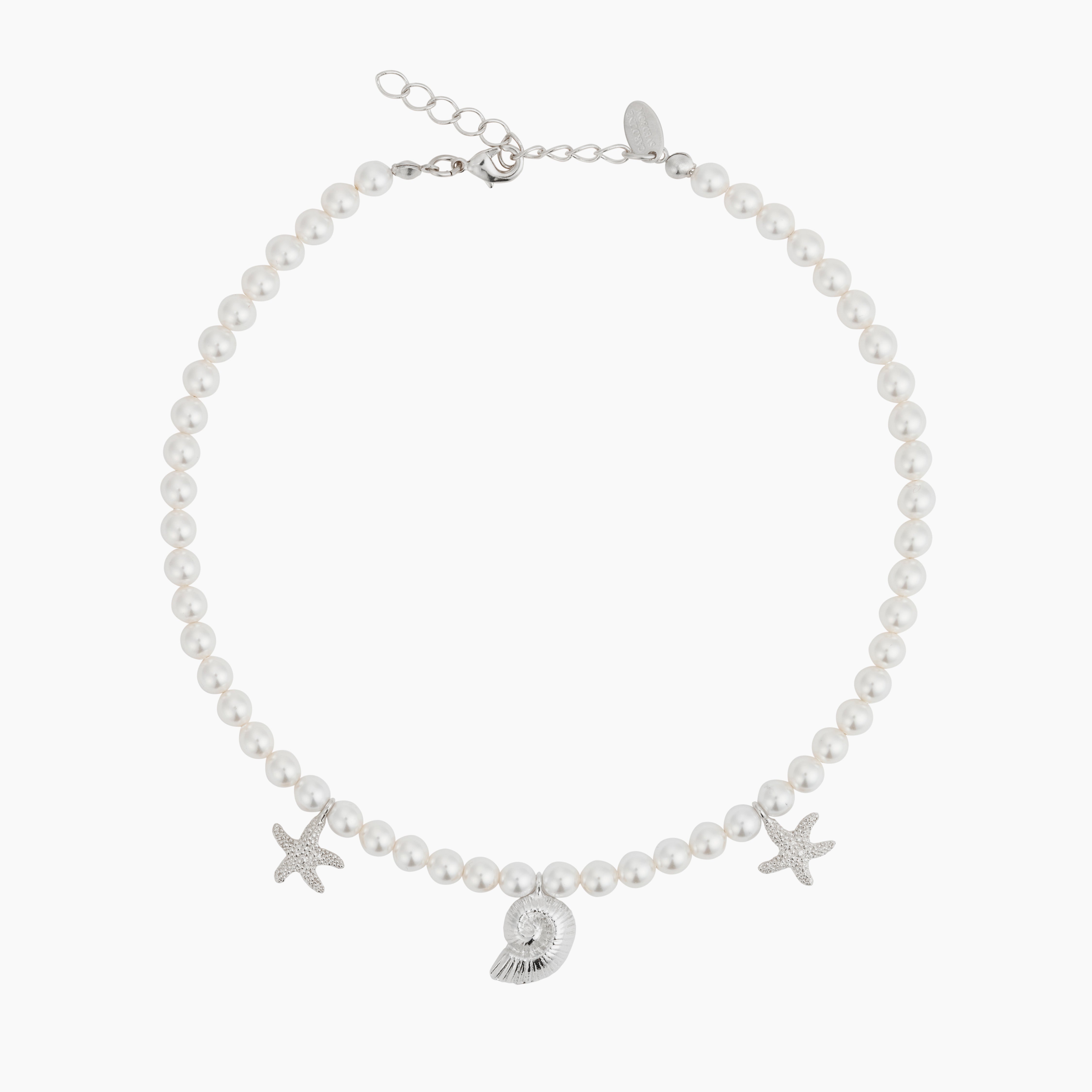 Caroline Svedbom - Ismara Necklace Pearl Rhodium