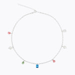 Caroline Svedbom - Lumina Necklace Rainbow Combo Rhodium