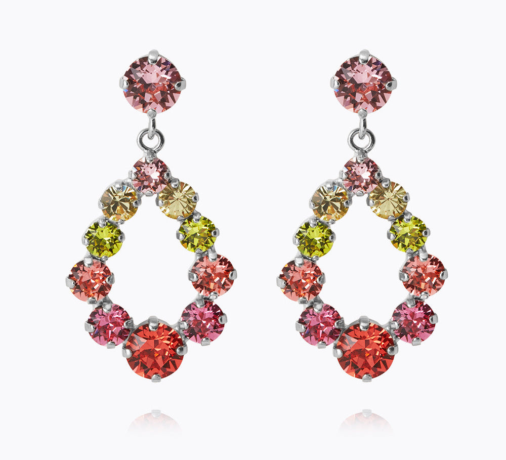 Mini Delia Earrings / Tropicana Combo
