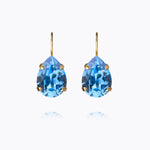 Caroline Svedbom - Mini Drop Clasp Earrings Recreated Iceblue Gold