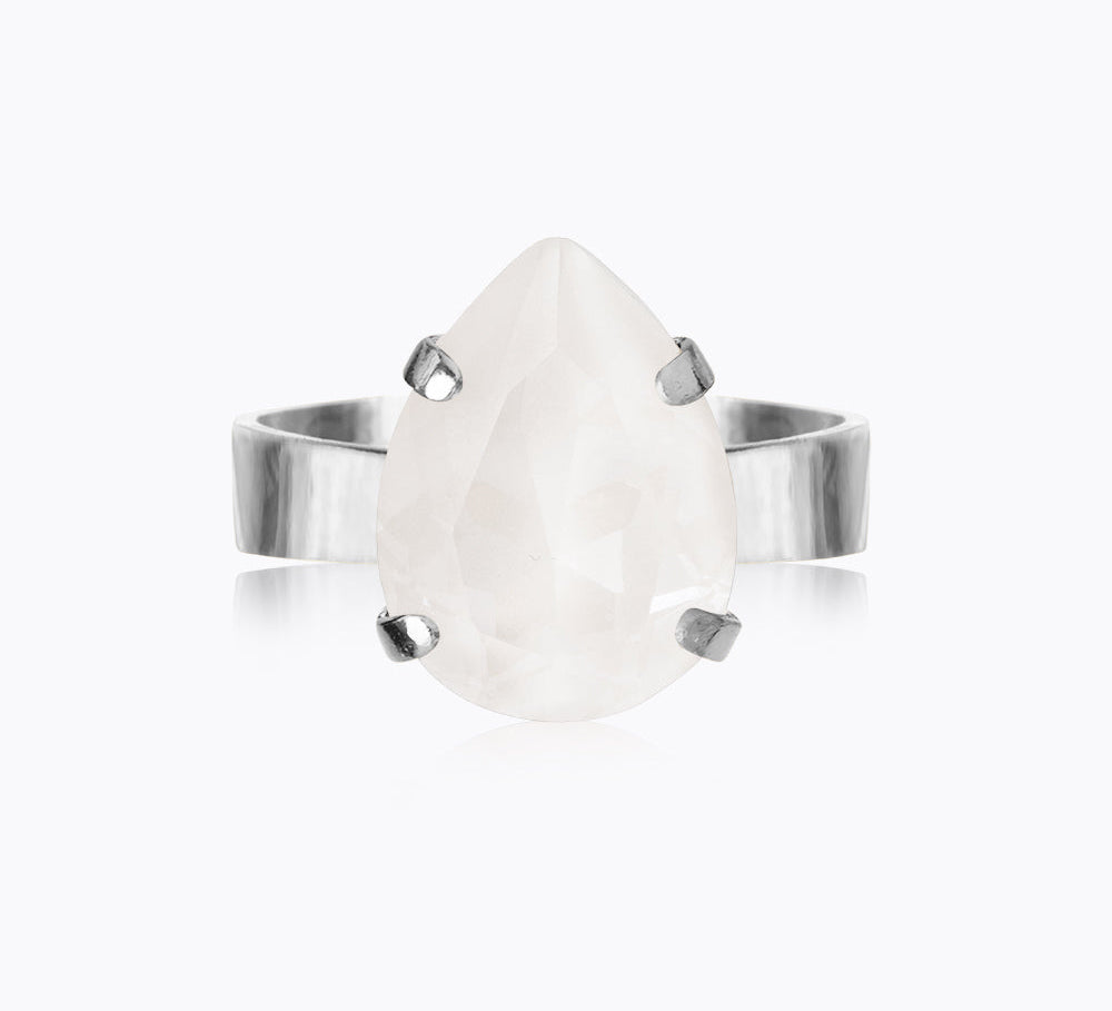 Mini Drop Ring / Electric White