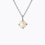Caroline Svedbom - Natti Stud Necklace Linen Ignite Rhodium