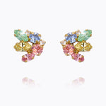 Caroline Svedbom - Petite Cora Earrings Pastel Combo Gold