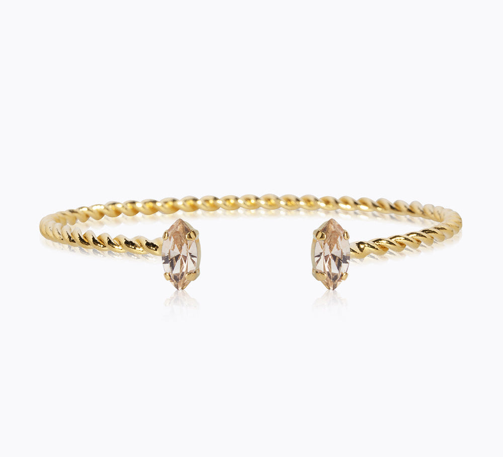 Caroline Svedbom - Petite Navette Bracelet Light Silk Gold