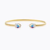 Caroline Svedbom - Petite Drop Bracelet Aurore Boreale Ab Gold