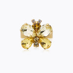 Caroline Svedbom - Butterfly Ring Yellow Combo Gold