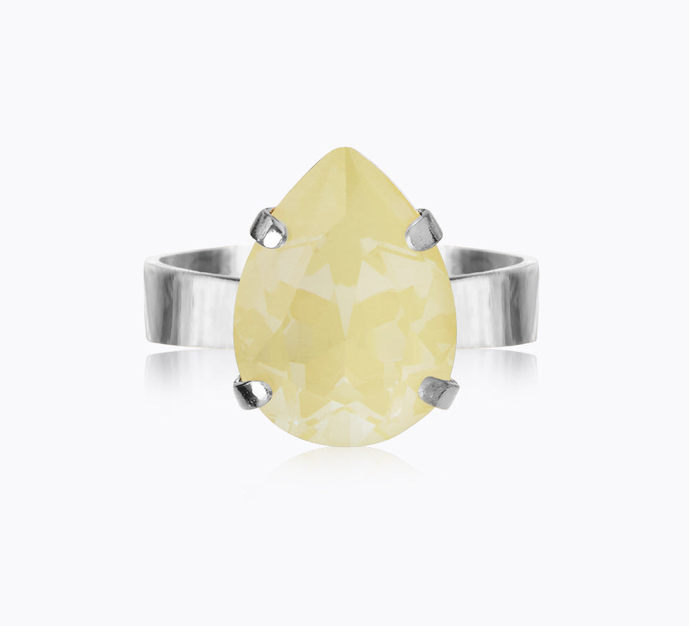 Mini Drop Ring / Soft Yellow