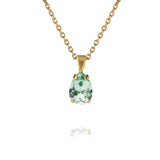 Caroline Svedbom - Petite Drop Necklace Chrysolite Gold