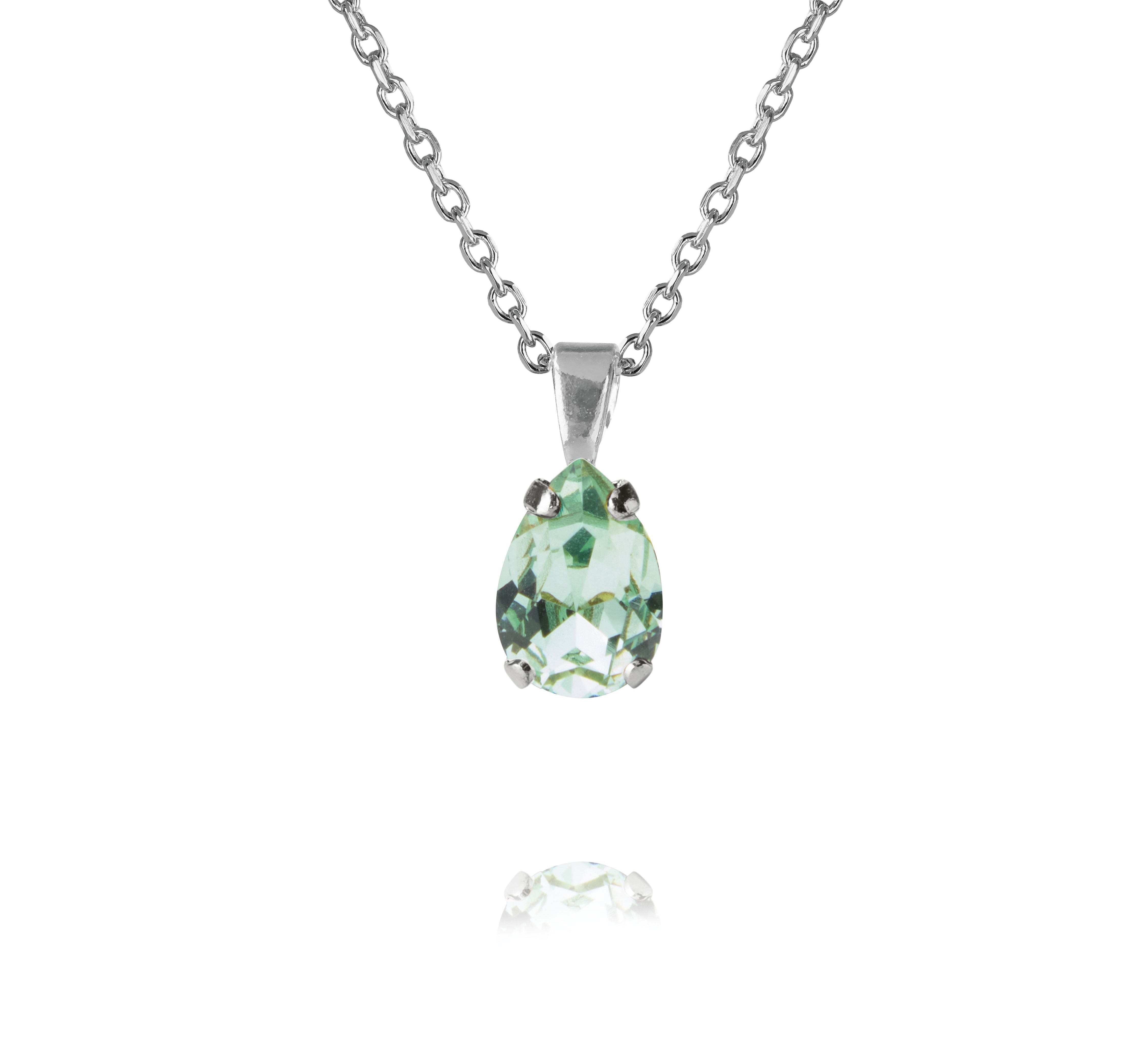 Petite Drop Necklace / Chrysolite