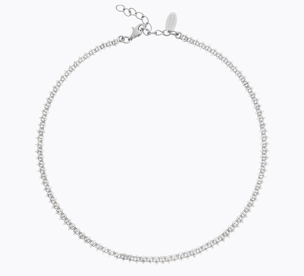Crystal Navette Necklace / Crystal